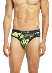 2(x)ist 3-Pack Stretch No-Show Briefs in Techy Camo/capulet Olive at Nordstrom