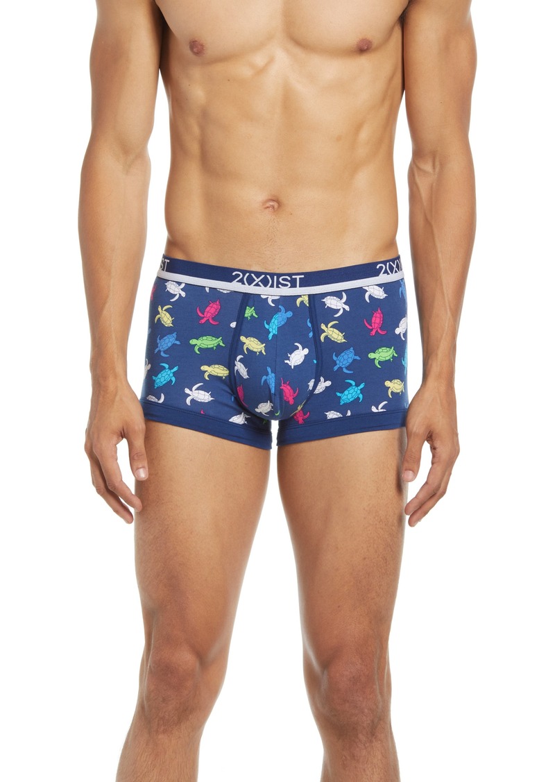 2(x)ist 4-Pack No-Show Stretch Trunks in Summer Scoops /Pop at Nordstrom
