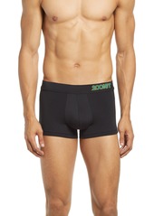 2(x)ist Side Stripe Performance No-Show Trunks in Black at Nordstrom