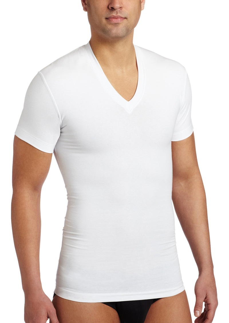 2(X)IST mens Shapewear Form V-neck T-shirt undershirts   US