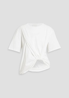 3.1 Phillip Lim - Asymmetric draped cotton-jersey T-shirt - White - S