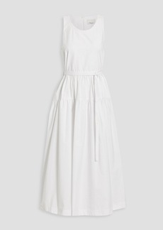 3.1 Phillip Lim - Belted cotton-poplin midi dress - White - US 0