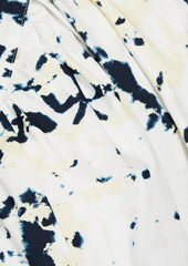 3.1 Phillip Lim - Belted pleated printed cotton-poplin midi dress - White - US 6