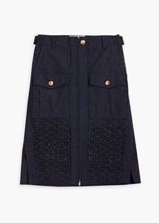 3.1 Phillip Lim - Broderie anglaise cotton skirt - Blue - US 0