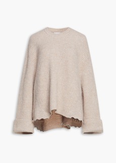 3.1 Phillip Lim - Brushed ribbed-knit sweater - Neutral - S