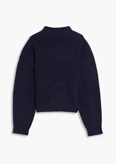 3.1 Phillip Lim - Brushed ribbed-knit turtleneck sweater - Blue - XS
