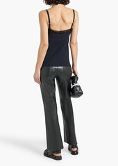 3.1 Phillip Lim - Button-detailed ribbed-knit camisole - Blue - S
