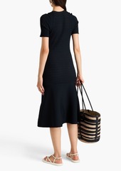 3.1 Phillip Lim - Button-embellished knitted midi dress - Blue - XS