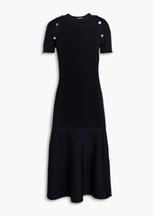 3.1 Phillip Lim - Button-embellished knitted midi dress - Blue - XS