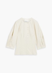 3.1 Phillip Lim - Cotton-blend poplin blouse - Gray - US 4