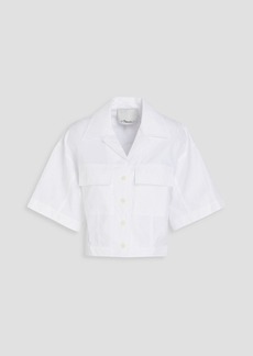 3.1 Phillip Lim - Cotton-blend poplin shirt - White - US 0