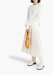 3.1 Phillip Lim - Cutout crochet-knit cotton-blend sweater - White - XS