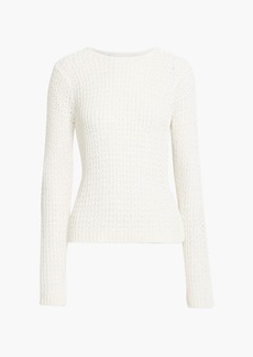 3.1 Phillip Lim - Cutout crochet-knit cotton-blend sweater - White - XS
