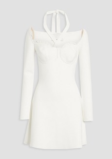 3.1 Phillip Lim - Cutout stretch-knit mini dress - White - XS