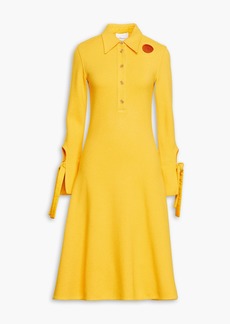 3.1 Phillip Lim - Cutout wool-blend midi shirt dress - Yellow - XS