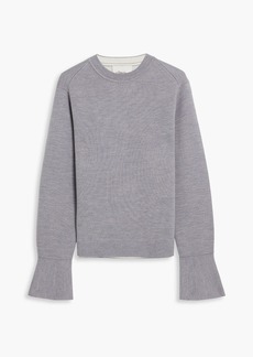 3.1 Phillip Lim - Cutout wool-blend sweater - Gray - M