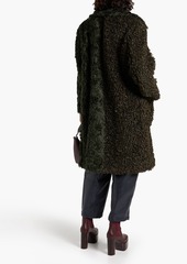 3.1 Phillip Lim - Double-breasted faux shearling coat - Green - XS/S