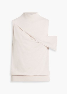 3.1 Phillip Lim - Draped wool-blend top - Pink - XS