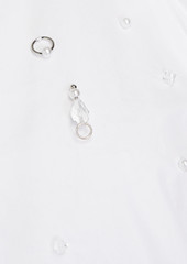 3.1 Phillip Lim - Embellished cotton-poplin top - White - US 0