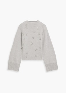 3.1 Phillip Lim - Embellished metallic wool-blend sweater - Gray - XS