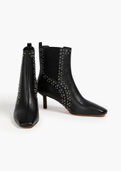 3.1 Phillip Lim - Eyelet-embellished leather ankle boots - Black - EU 37