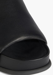 3.1 Phillip Lim - Freida padded leather platform slides - Black - EU 36