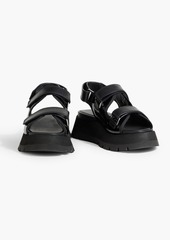 3.1 Phillip Lim - Kate leather platform slingback sandals - Black - EU 38
