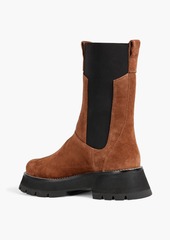3.1 Phillip Lim - Kate suede exaggerated-sole Chelsea boots - Brown - EU 36