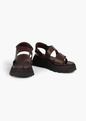3.1 Phillip Lim - Leather platform slingback sandals - Brown - EU 36