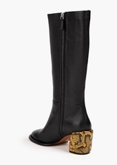 3.1 Phillip Lim - Naomi 70 leather knee boots - Black - EU 37