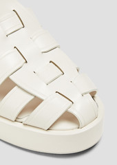 3.1 Phillip Lim - Naomi leather platform sandals - White - EU 36.5