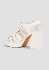 3.1 Phillip Lim - Naomi leather platform sandals - White - EU 36.5