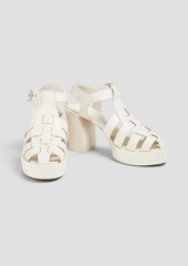 3.1 Phillip Lim - Naomi leather platform sandals - White - EU 36.5