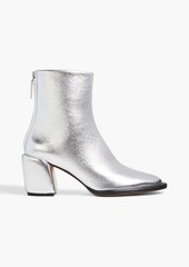 3.1 Phillip Lim - Naomi metallic textured-leather ankle boots - Metallic - EU 37