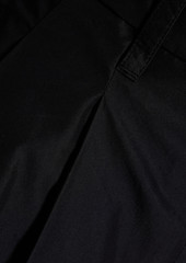 3.1 Phillip Lim - Pleated cotton-blend poplin tapered pants - Black - US 00