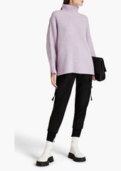 3.1 Phillip Lim - Pointelle-trimmed ribbed-knit turtleneck sweater - Purple - S