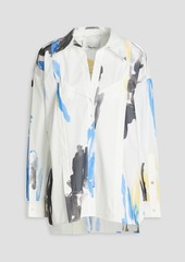 3.1 Phillip Lim - Printed cotton-blend poplin shirt - White - US 8