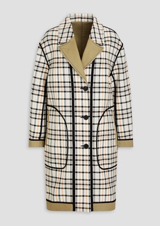 3.1 Phillip Lim - Reversible checked cotton-blend twill and canvas coat - White - XS/S