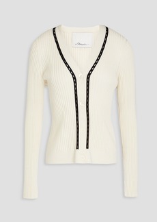 3.1 Phillip Lim - Ribbed-knit cardigan - White - XS