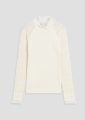 3.1 Phillip Lim - Ribbed stretch-knit top - White - L