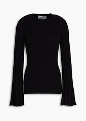 3.1 Phillip Lim - Ribbed wool and cotton-blend sweater - Black - XS