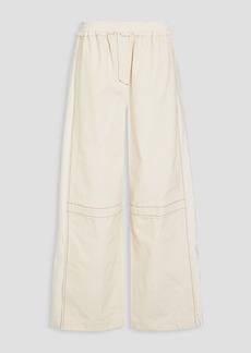 3.1 Phillip Lim - Ripstop and cotton-canvas wide-leg pants - White - S