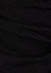 3.1 Phillip Lim - Ruched cotton-jersey top - Black - S