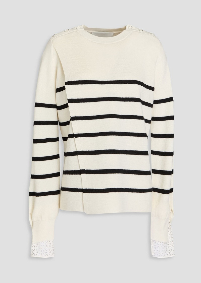 3.1 Phillip Lim - Striped wool sweater - White - XS