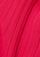3.1 Phillip Lim - Cutout twist-front ribbed cotton-blend top - Pink - XS