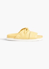 3.1 Phillip Lim - Twisted leather slides - Yellow - EU 36