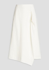 3.1 Phillip Lim - Wrap-effect stretch-crepe midi skirt - White - US 0