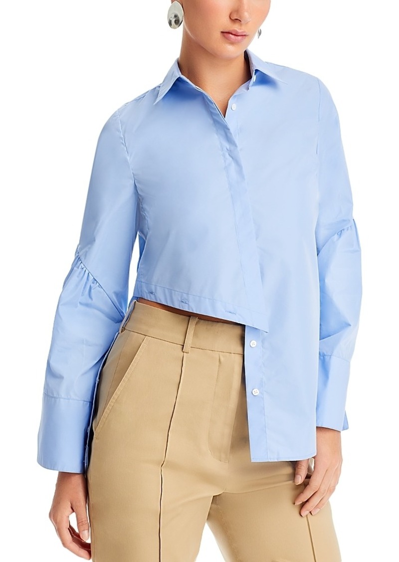 3.1 Phillip Lim Asymmetrical Button Hem Shirt