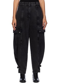 3.1 Phillip Lim Black Cargo Jeans