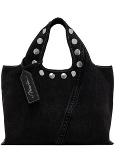 3.1 Phillip Lim Black Denim Mini Market Tote